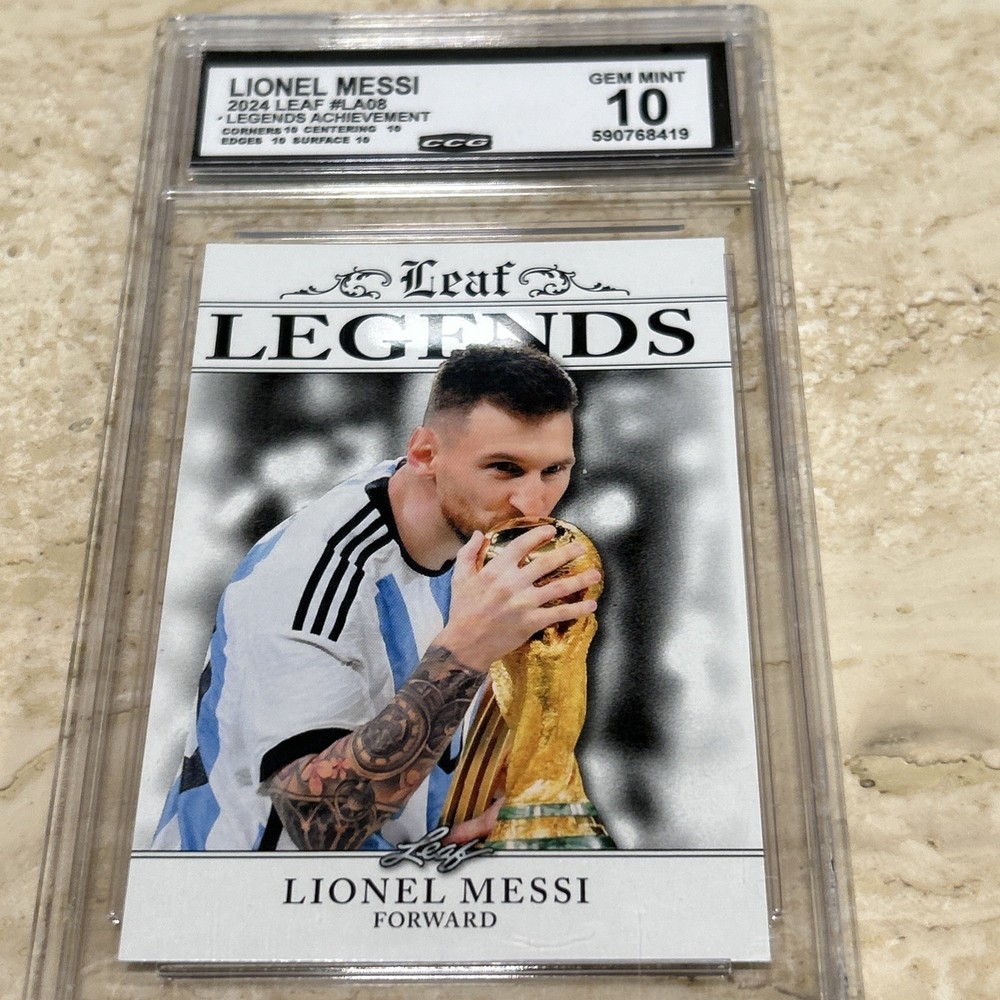 2024 Leaf Special Release Lionel Messi #LA-08 CCG 10 Gem Mint