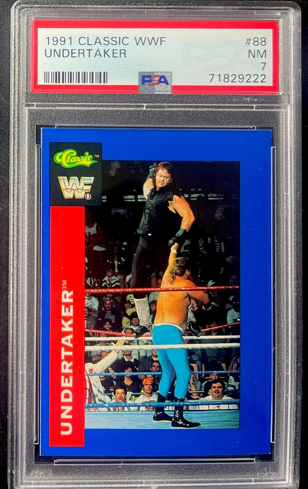 1991 Classic WWF Undertaker #88 PSA 7 Rookie RC HOF WWE Legend