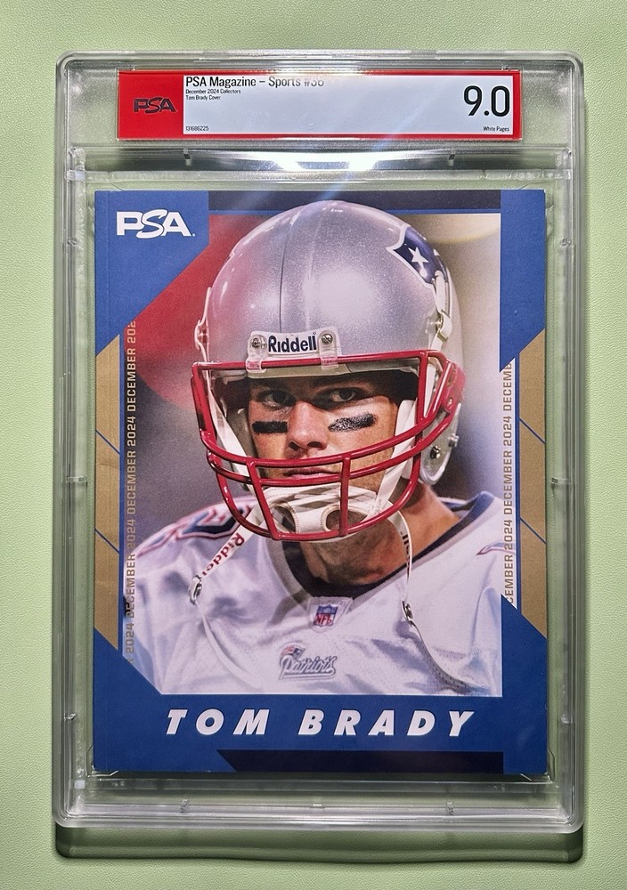 PSA Magazine - Sports #36 December 2024 Tom Brady PSA 9.0