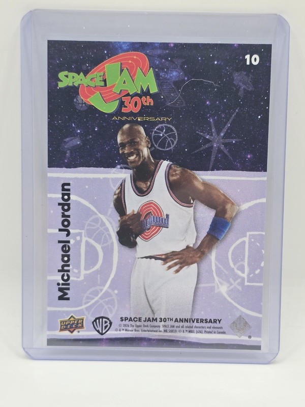 2026 Upper Deck Space Jam 30th Anniversary Michael Jordan #10 view 2