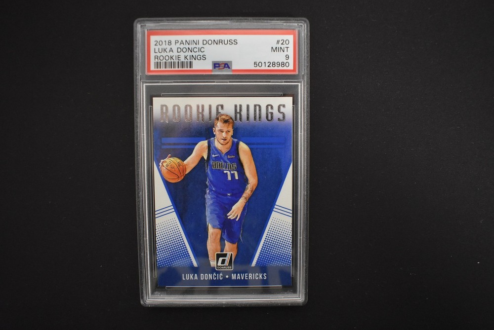 Luka Doncic 2018 Panini Donruss Rookie Kings #20 RC Rookie Mavericks PSA 9 Mint