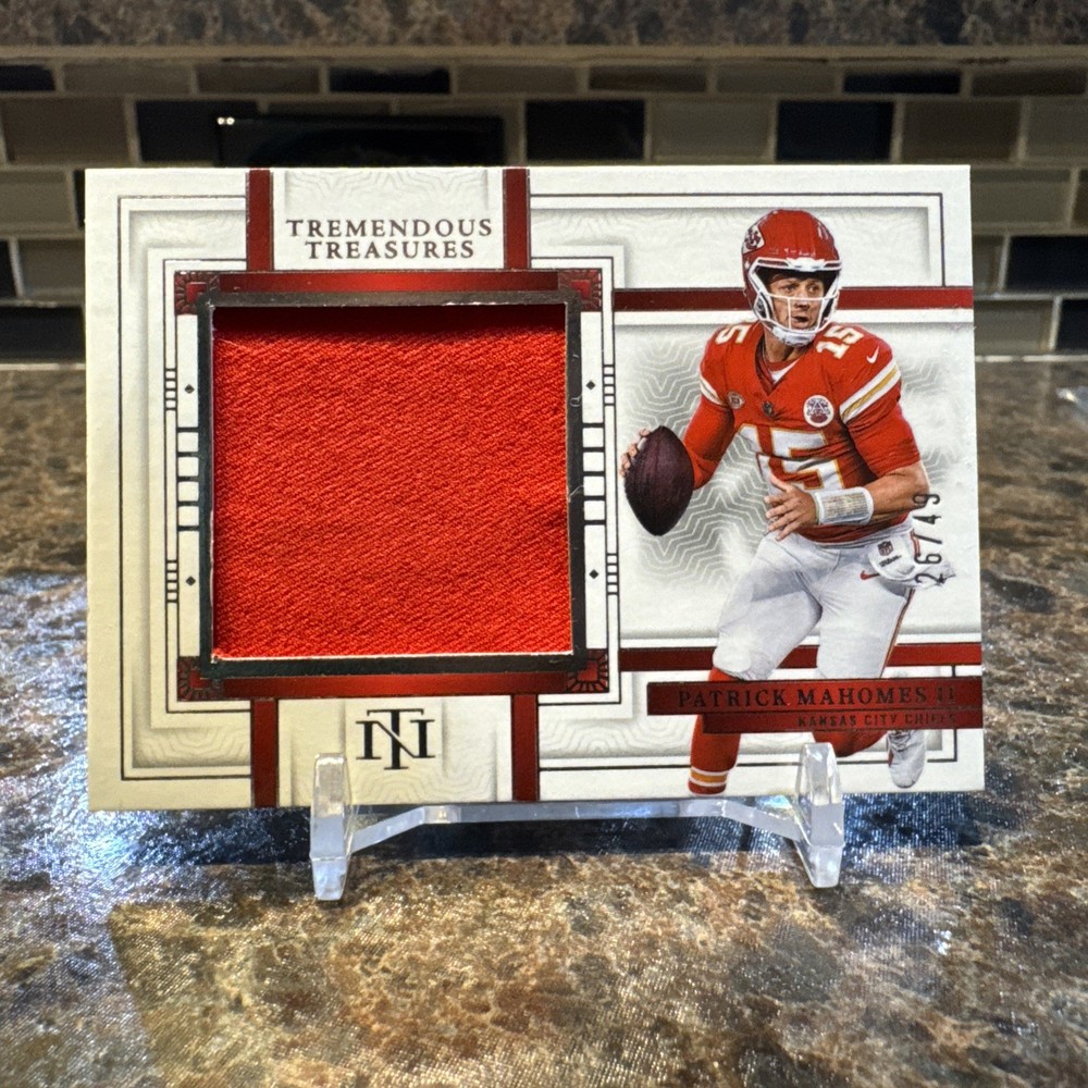 2023 National Treasures Patrick Mahomes II Patch /49 Tremendous Treasures