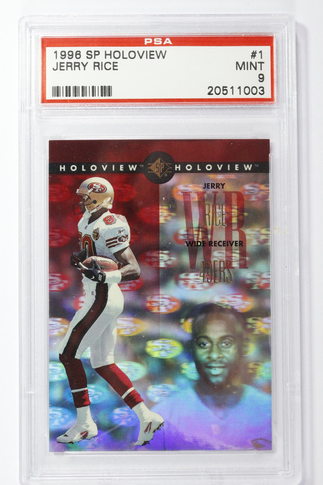 1996 Upper Deck SP Holoview Jerry Rice #1 PSA 9 Mint