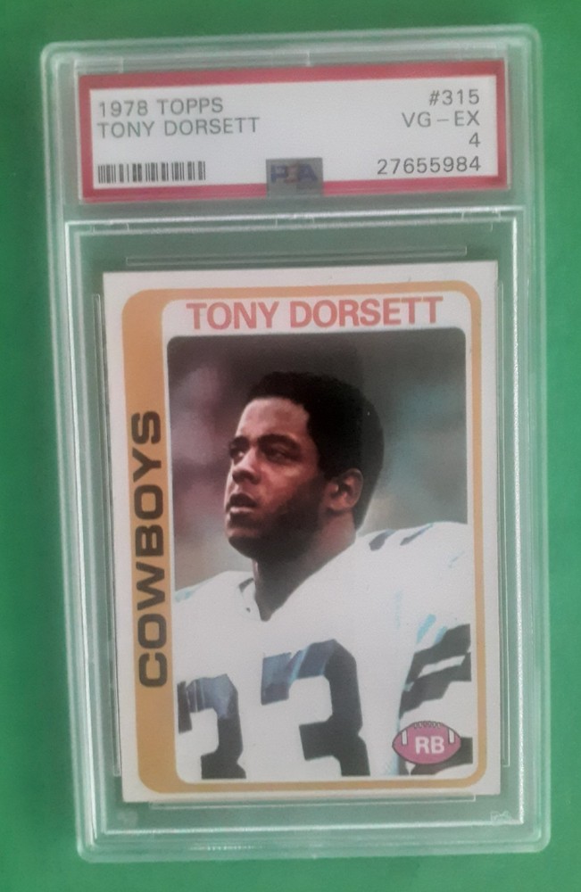 1978 TONY DORSETT PSA 4 (RC) ... BONUS VINTAGE CARDS ADDED FREE!!