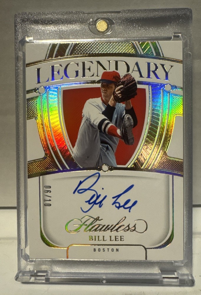 2024 Flawless Bill Lee Legendary Scripts GOLD /10 On Card Auto Red Sox SSP