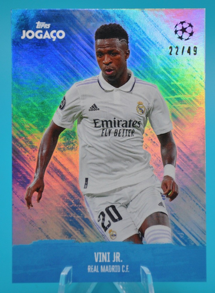 2022-23 Topps Jogaco Vinicius Junior Vini Jr Blue /49 SSP Real Madrid