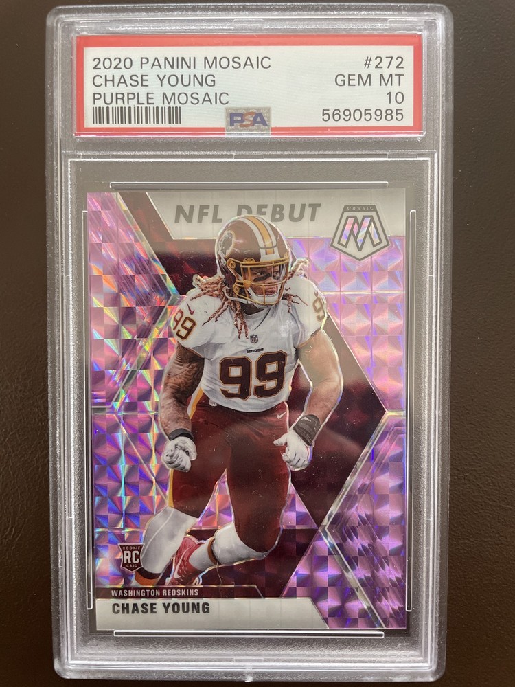 2020 Panini Mosaic Chase Young #272 PSA 10 /49