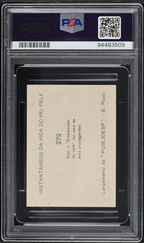 1964 Instantaneos Da Vida * PELE * Do Rei Pele #272 * PSA 6 * POP 1 None Higher view 2