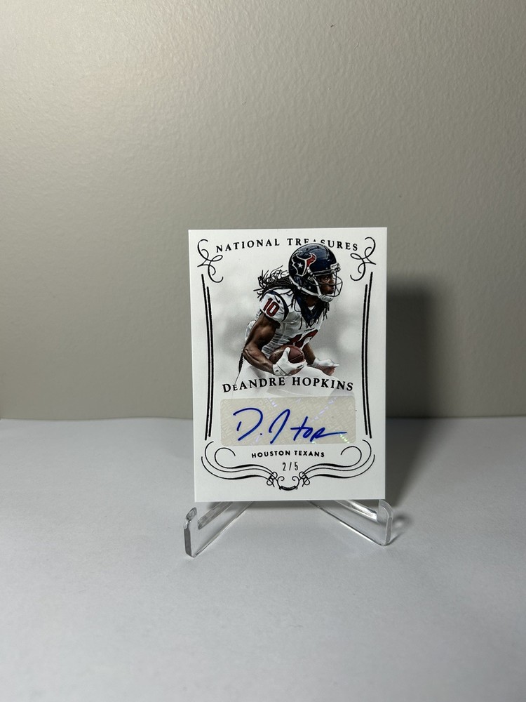2014 National Treasures DeAndre Hopkins Auto 2/5 S-DH