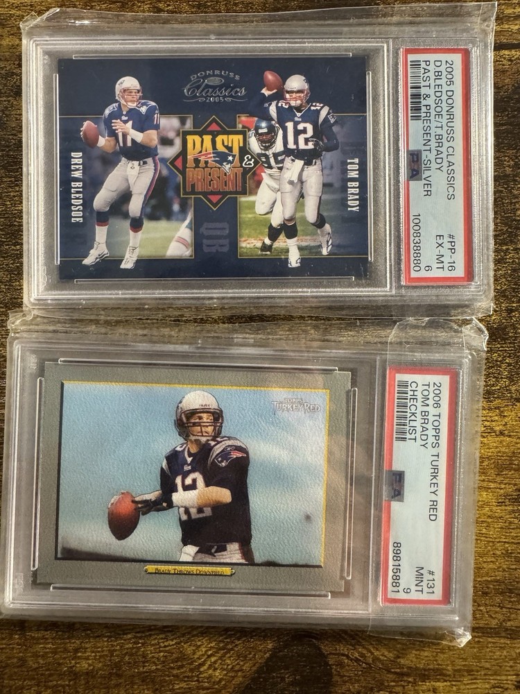 Tom Brady - PSA  - Lot - Tom Brady - (13)  Cards New England Patriots - Buc’s