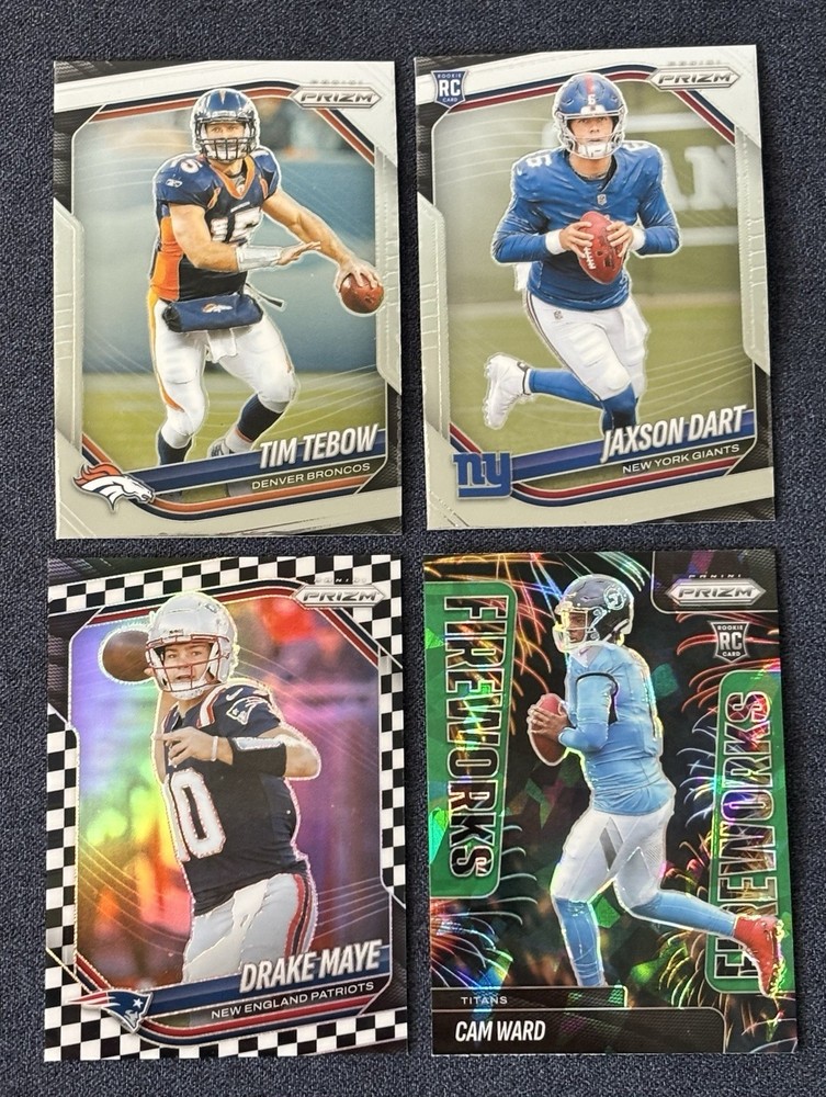 BUY 4, GET 3! 🔥🏈 2025 Panini PRIZM Football w/ Autos (+New 06/02) You Pick!