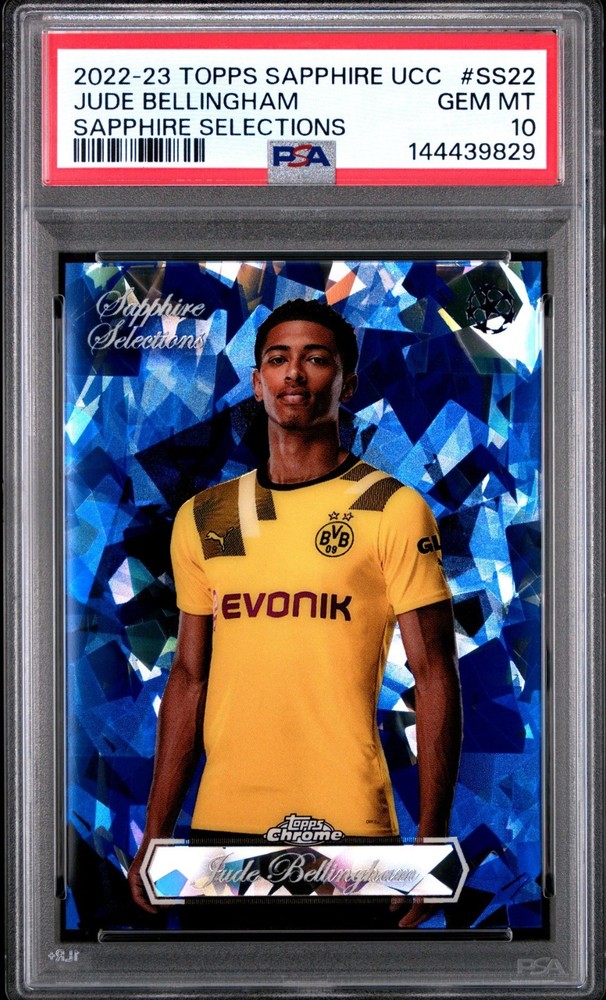 Jude Bellingham 2022-23 Topps Chrome Sapphire UCC Selections PSA 10 #SS22