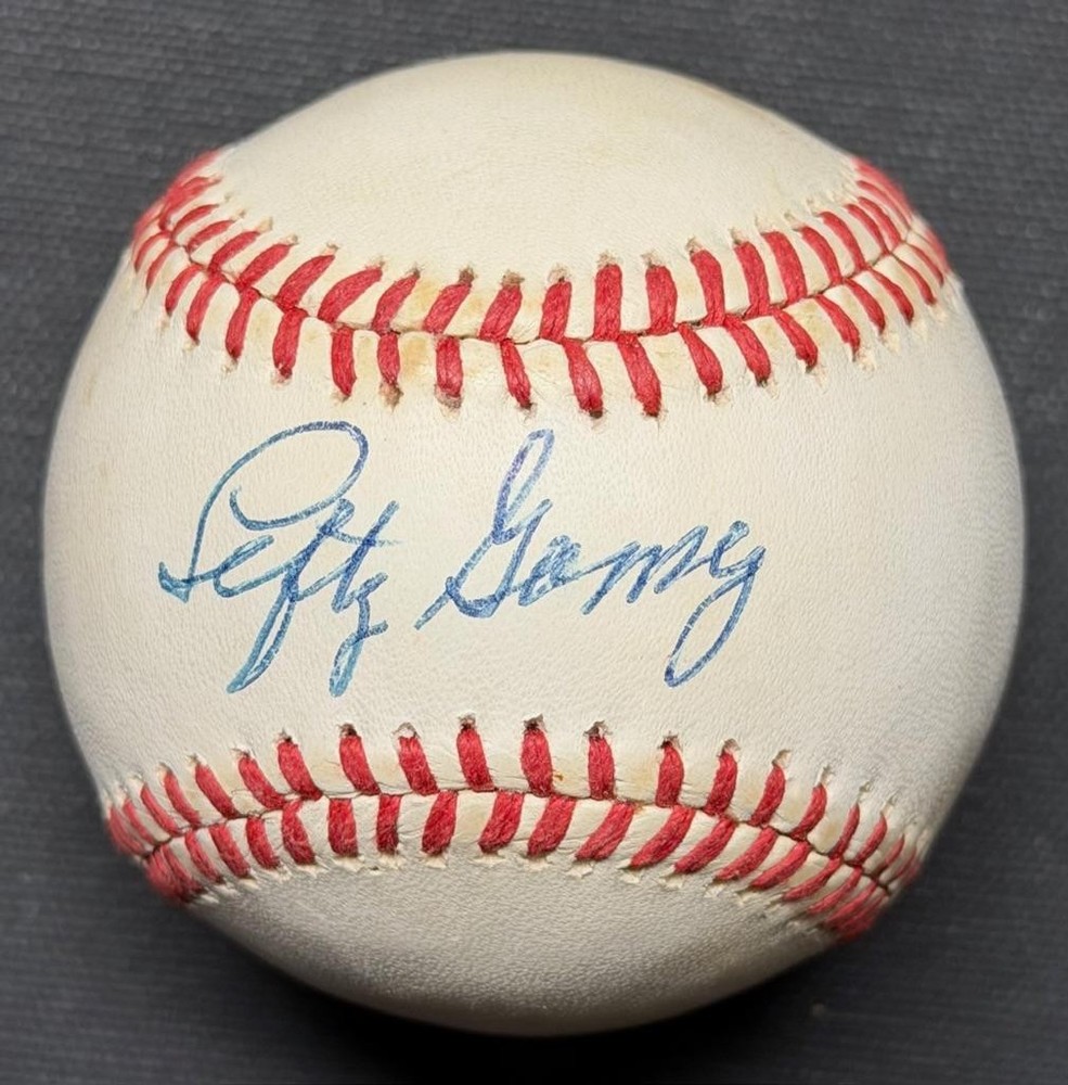 LEFTY GOMEZ signed OALB baseball (Yankees - autograph) PSA/DNA certified HOF