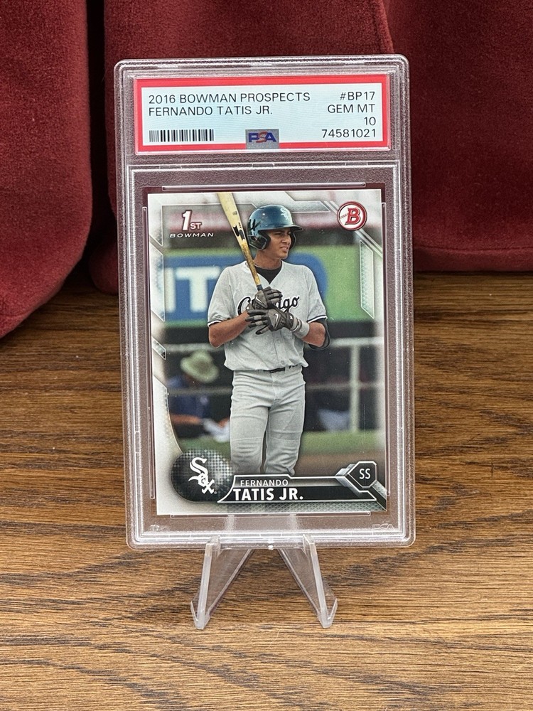 FERNANDO TATIS JR 2016 BOWMAN 1st PROSPECT #BP17 PSA 10 GEM MINT