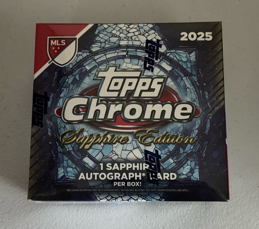 2025 Topps Chrome MLS Sapphire Edition Hobby Box