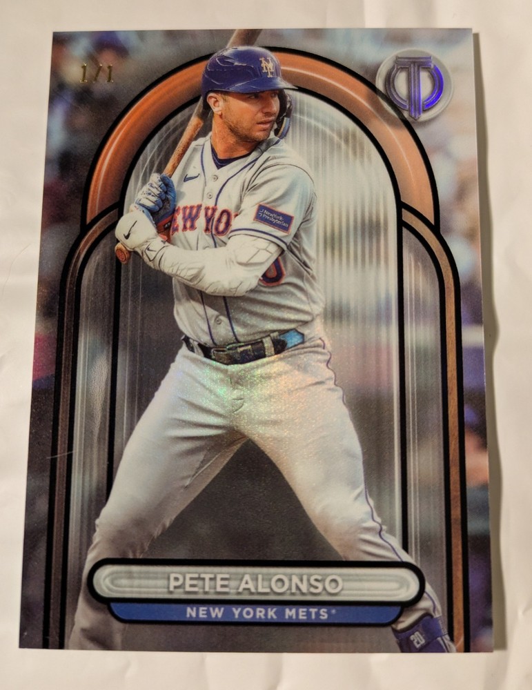 2024 Topps Tribute Pete Alonso #43 Black 1/1