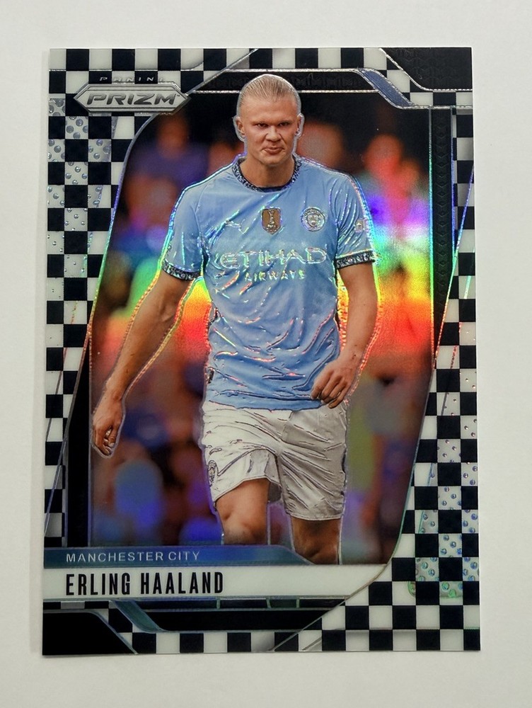 2024-25 Prizm EPL ERLING HAALAND Checkerboard Manchester City NORWAY #9