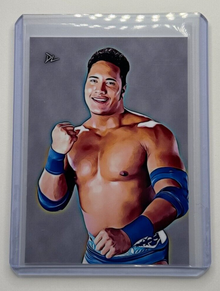 The Rock Limited Edition Artist Signed “WWF Legend” Trading Card 3/10