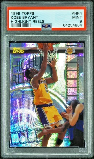 1999 Topps Highlight Reels #HR4 Kobe Bryant - PSA 9 Lakers