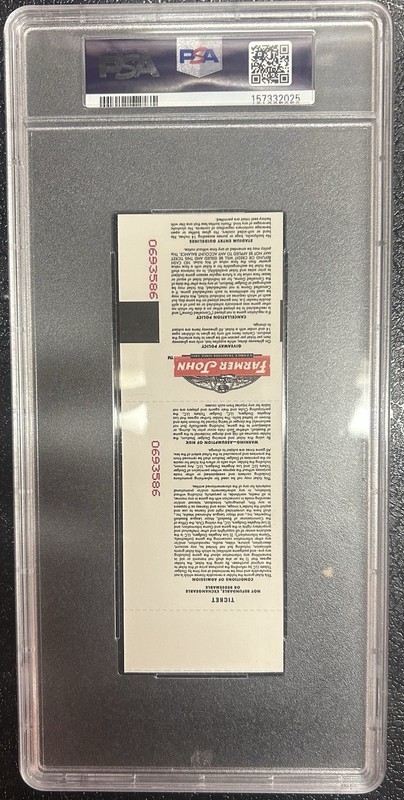 Clayton Kershaw Vs Max Scherzer 2008 Full Ticket Rookie Season HOF PSA 8 HOF view 2
