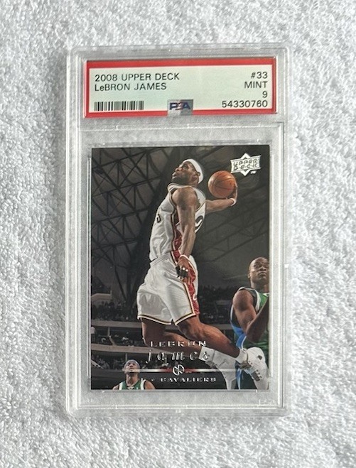 2008 Upper Deck Lebron James PSA 9 #33