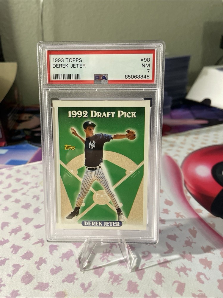 Topps 1993 Derek Jeter #98 Rookie Draft Pick PSA New York Yankees