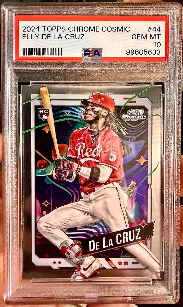 🔥 Graded 2024 Topps Cosmic Chrome Elly De La Cruz Rookie / PSA 10🔥