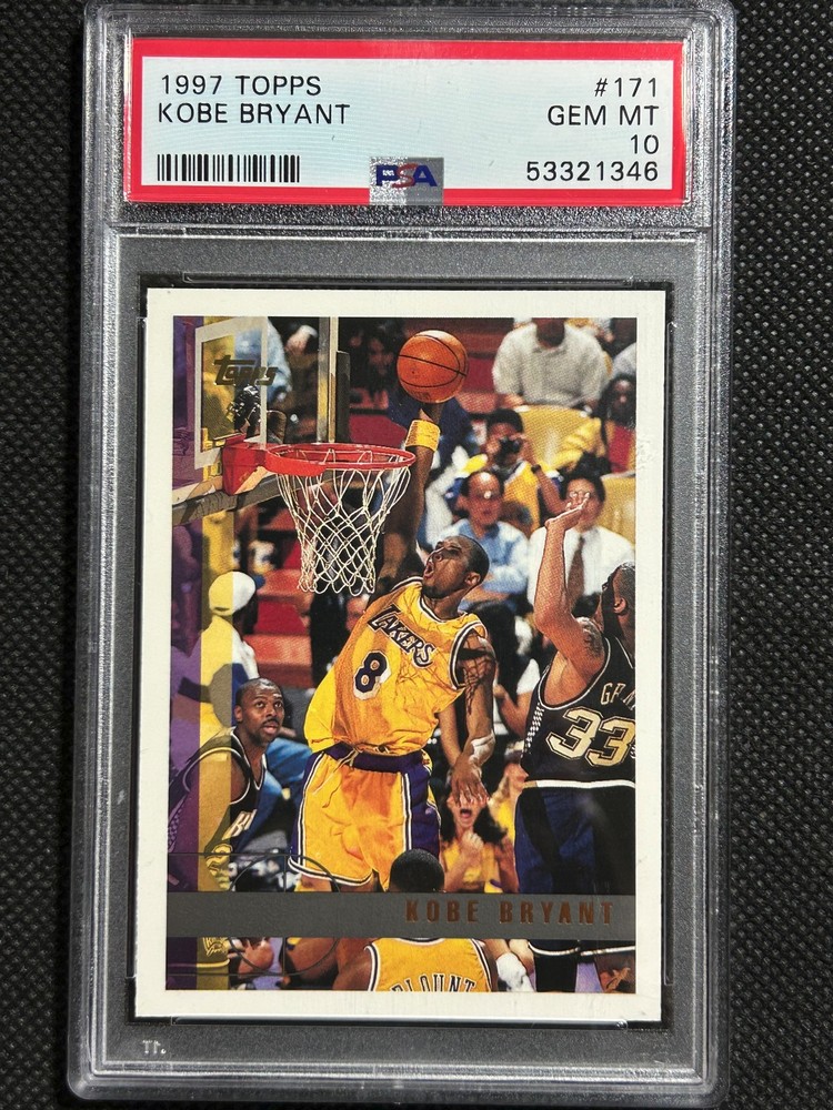 1997-98 Topps Kobe Bryant #171 Lakers PSA 10 GEM MINT