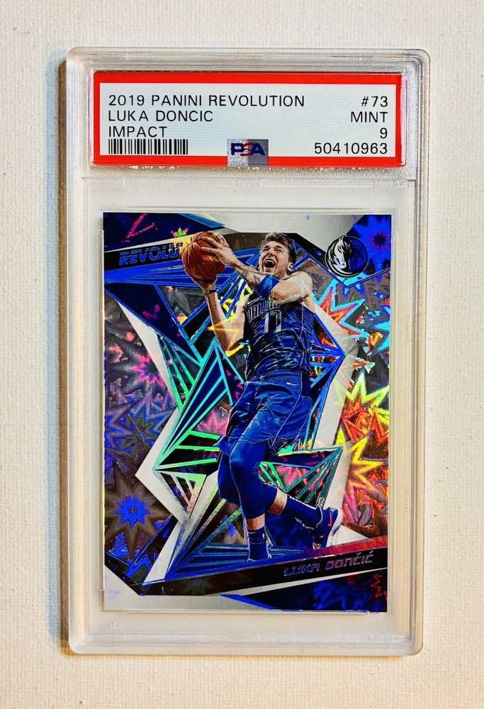 2019 Panini Revolution Impact #73 Luka Doncic /149 PSA 9