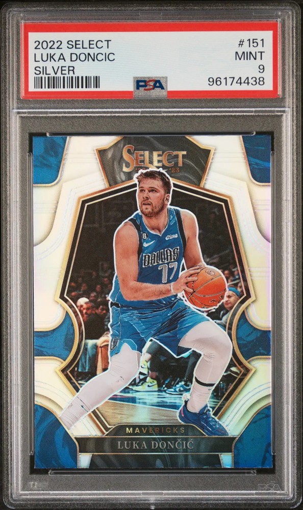 2022 Panini Select Luka Doncic #151 Silver PSA 9