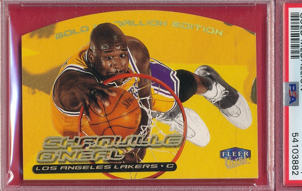 PSA 7 GOLD SHAQ 1999 ULTRA #40G MEDALLION SHAQUILLE ONEAL GRADED NM NBA *TPHLC