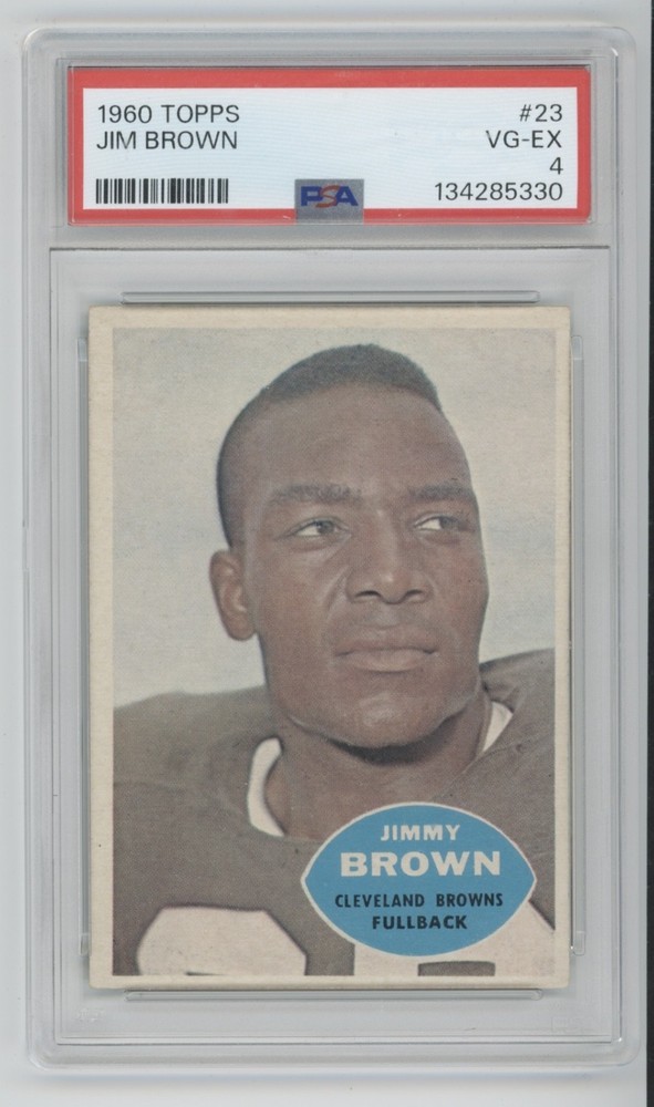 1960 Topps #23 Jim Brown Jimmy Brown PSA 4 Graded Football Card Cleveland NFL