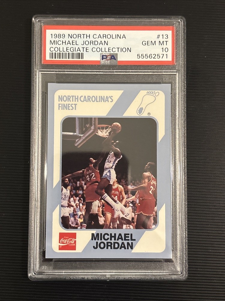 1989 North Carolina Collegiate Collection Michael Jordan #13 PSA 10 Gem Mint
