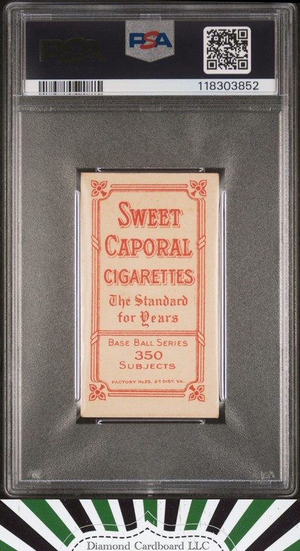 1910 T206 Sweet Caporal 350/25 Ty Cobb Portrait Red PSA 4.5 [MBA SILVER] view 2