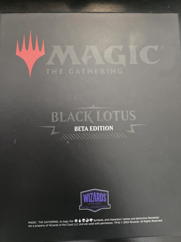 2024 Samoa $5 Magic The Gathering BLACK LOTUS 1 Ounce Silver Coin in Box & COA view 2
