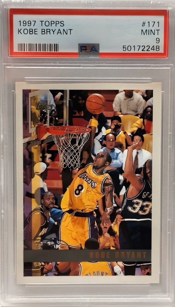 1997 Topps Kobe Bryant #171 (LAKERS) PSA 9