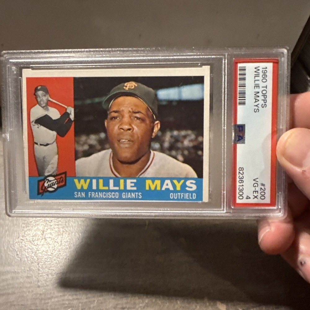 WILLIE MAYS 1960 TOPPS #200 WILLIE MAYS PSA 4 SAN FRANCISCO GIANTS HOF !