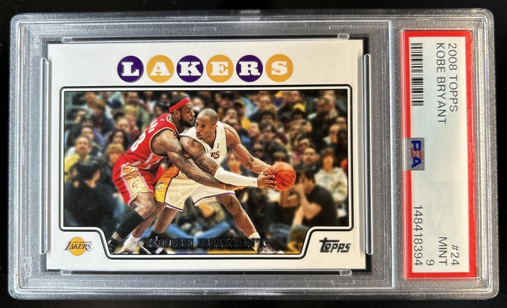2008-09 Topps Kobe Bryant #24 Lakers PSA 9