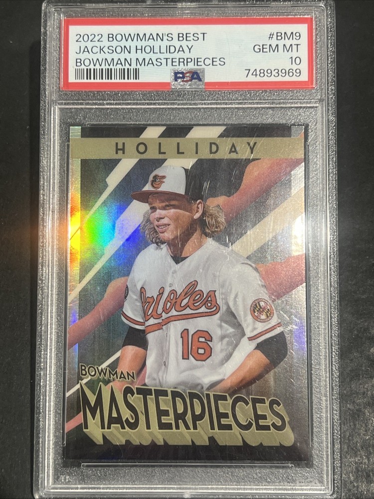 2022 Bowman's Best - PSA 10 Bowman Masterpieces Jackson Holliday #BM-9 (RC)