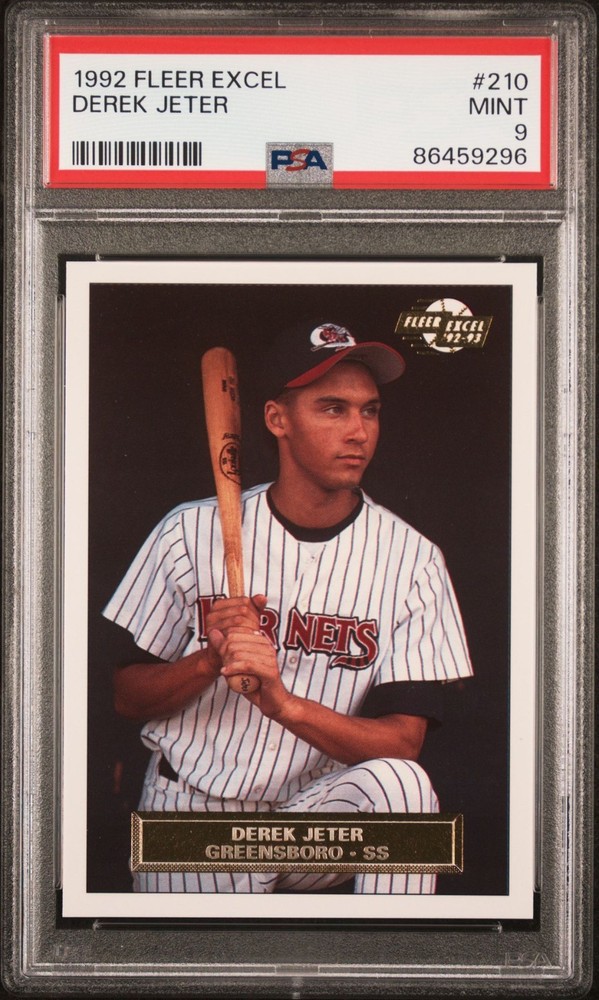 1992 Fleer Excel * Derek Jeter * #210 * PSA 9