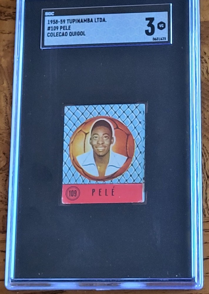 PELE 1958 Quigol Rookie- SGC Vg 3 Scarce PELÉ Brazilian ⚽️ 