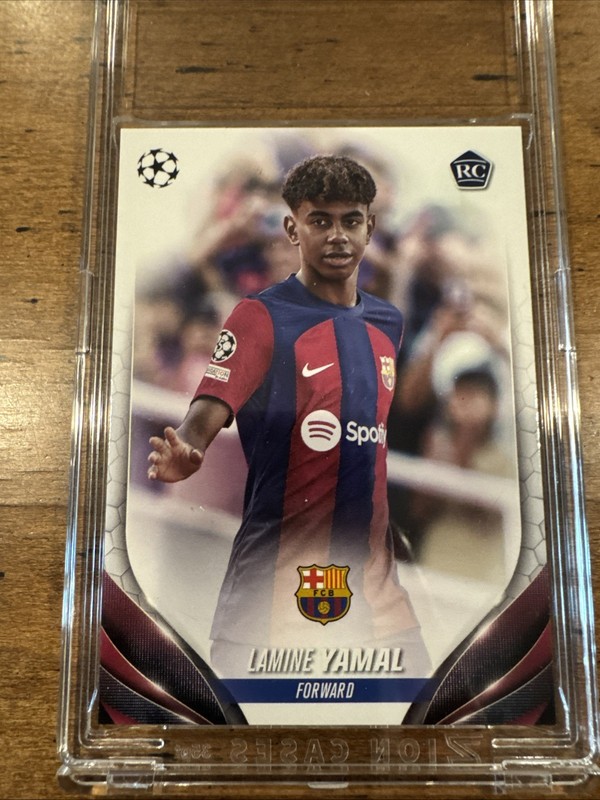 2023-24 Topps UEFA Club Competitions - Image Variation Lamine Yamal #64 (RC) view 2