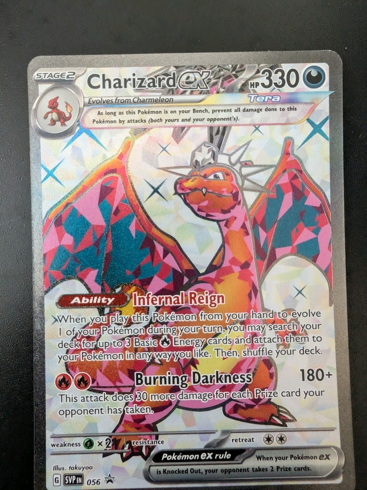 Pokemon TCG Charizard EX 056 Black Star Promo NM