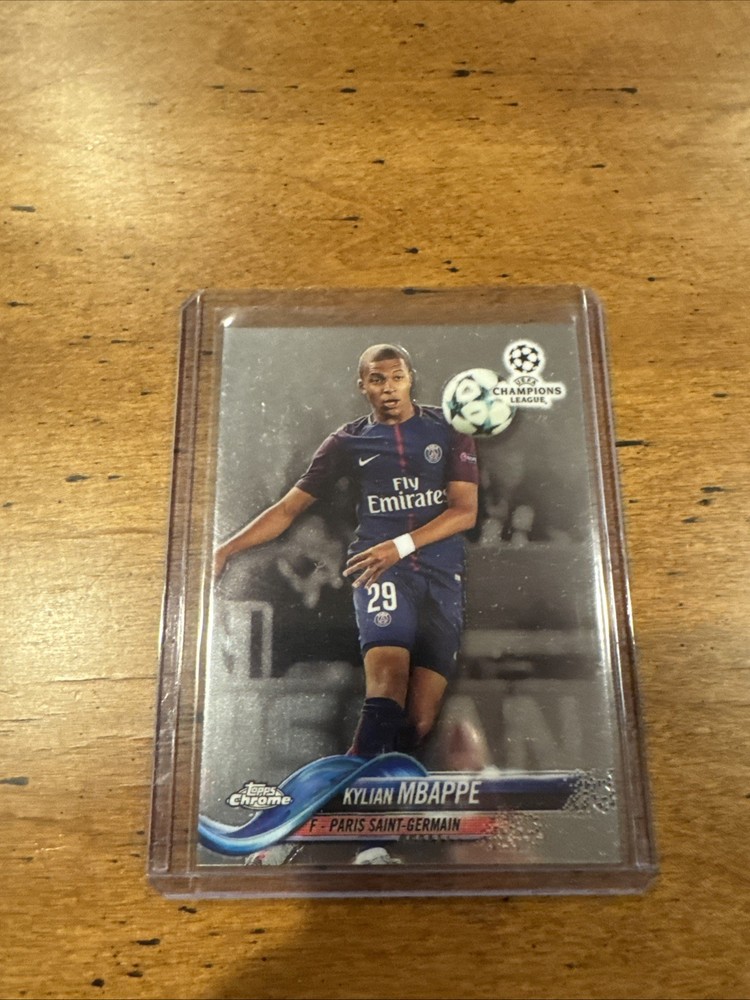 2017-18 Topps Chrome UEFA Champions League - Kylian Mbappe #41 RC