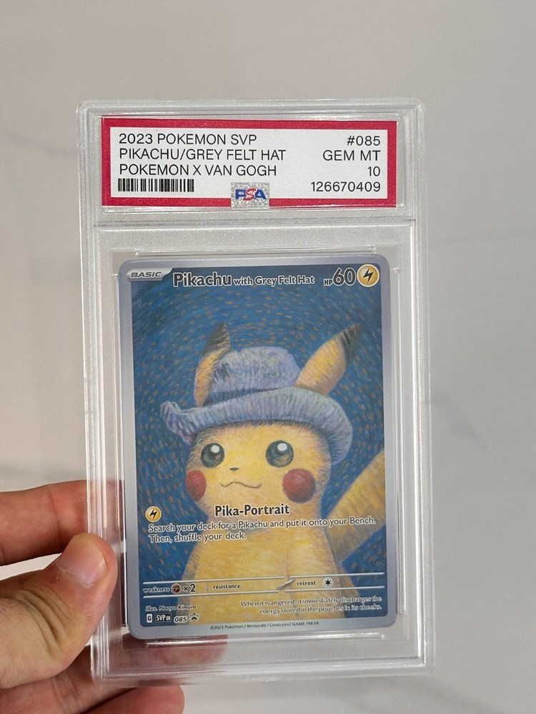 2023 Pokemon SVP EN 085 Pikachu with Grey Felt Hat Van