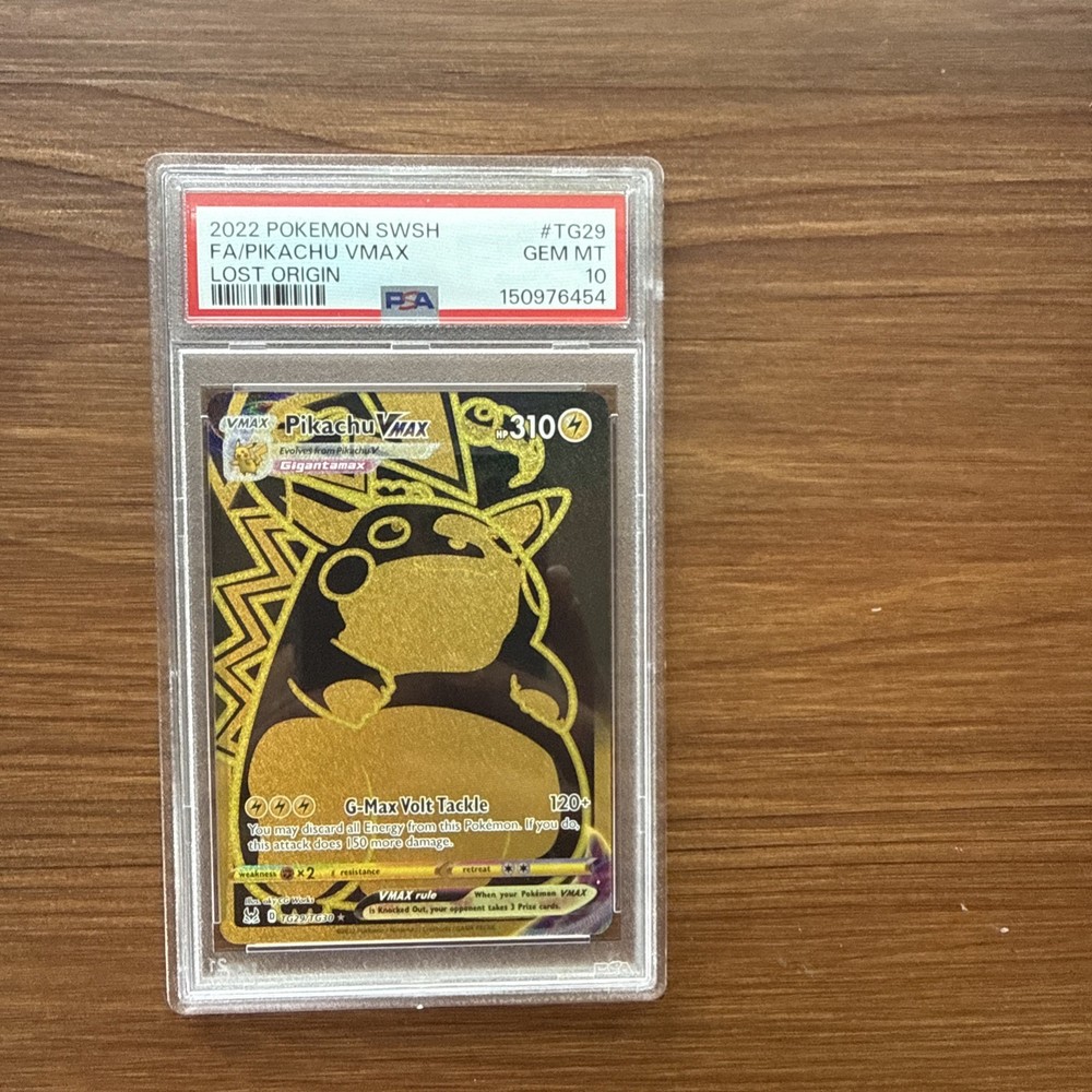 The Pokémon Company Pokemon TCG 2022 Pikachu VMAX TG29/TG30 Lost Origin PSA 10