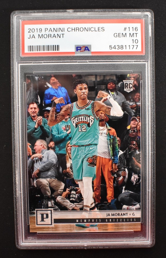 Ja Morant 2019 Panini Chronicles #116 Rookie Card PSA 10 GEM MINT (Young Dolph)
