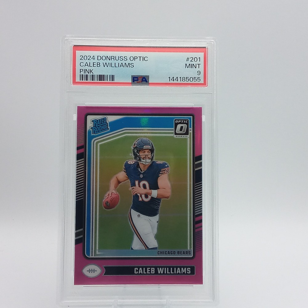 2024 Donruss Optic #201 Caleb Williams Pink PSA 9