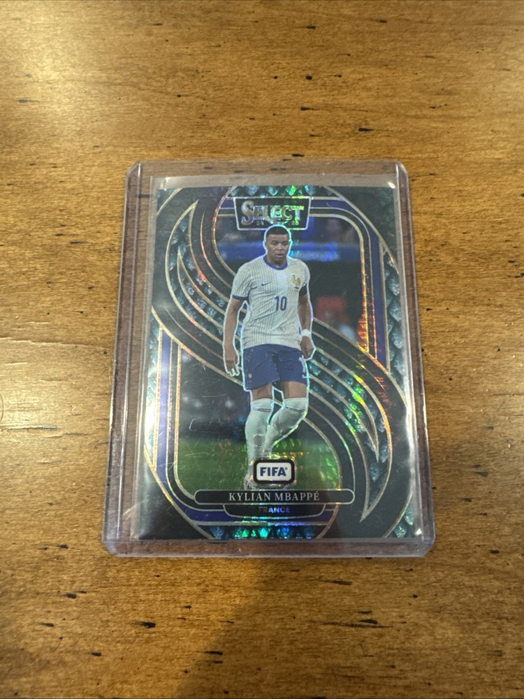 2024-25 Panini Select FIFA Kylian Mbappe Jade Dragon Scale France 12/28