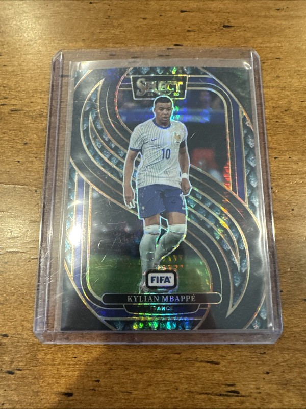 2024-25 Panini Select FIFA Kylian Mbappe Jade Dragon Scale France 12/28 view 2